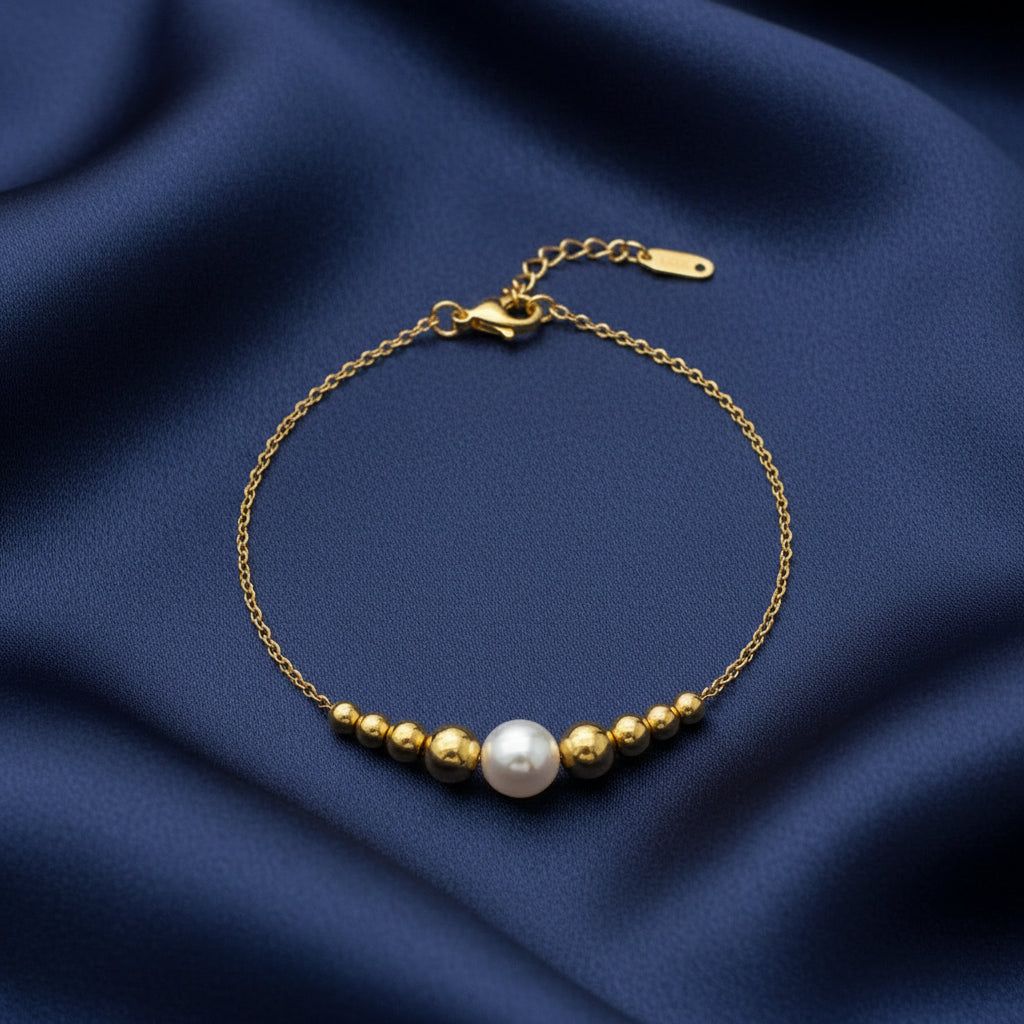 Aurelia Pearl Bead Bracelet
