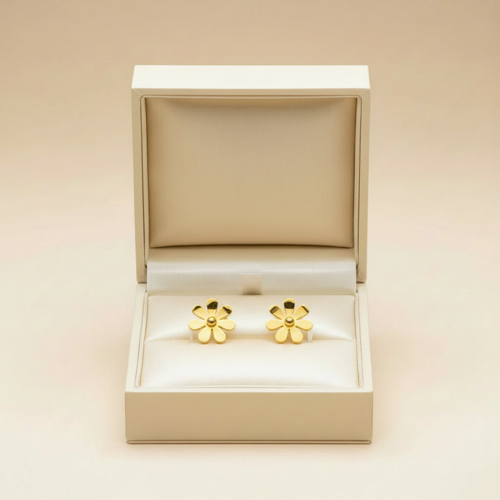 Golden Fleur Studs